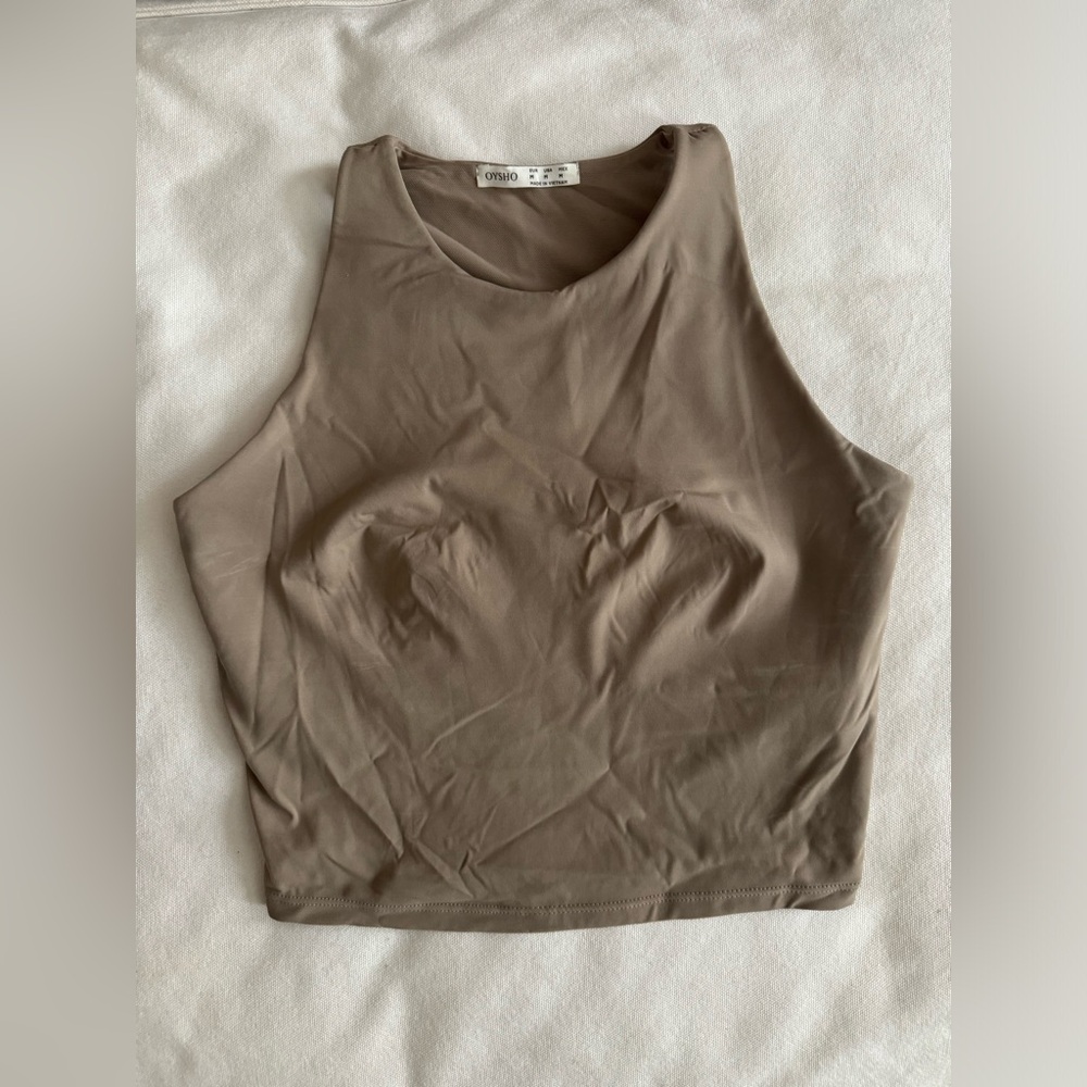 Oysho Cropped Workout Tank